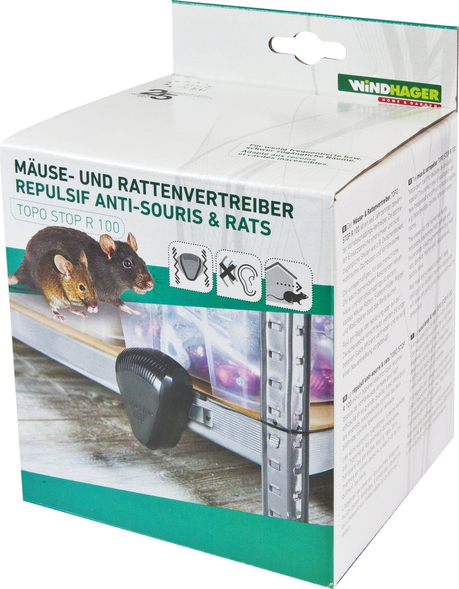 Windhager Mäuseabwehr TOPO STOP R100 - 1 Stk