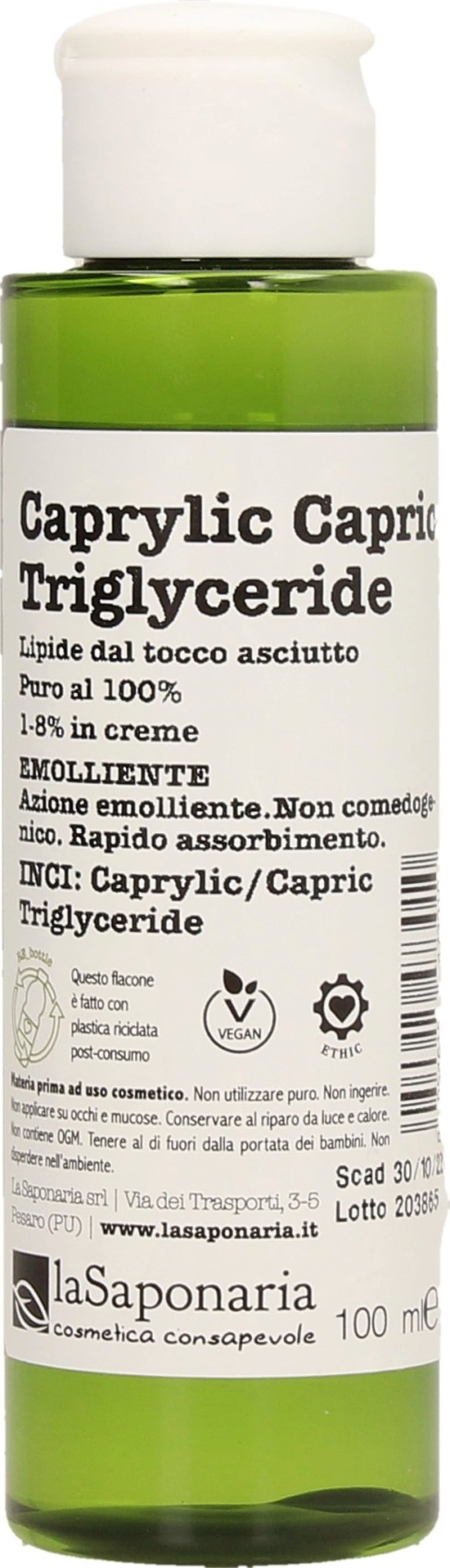 La Saponaria Caprylic/Capric Triglycerides - 100 ml