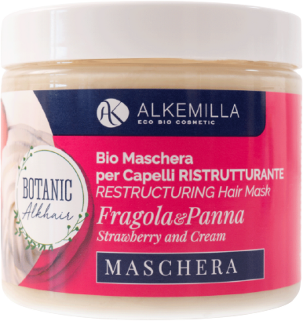 Sahne & Erdbeere Restrukturierende Haarmaske - 200 ml