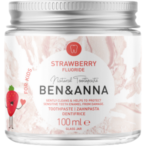 BEN&ANNA Zahnpasta Strawberry - 100 ml