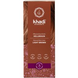 Khadi Pflanzenhaarfarbe Hellbraun - 100 g Nachfolger