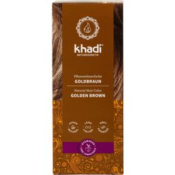 Khadi Pflanzenhaarfarbe Goldbraun - 100 g