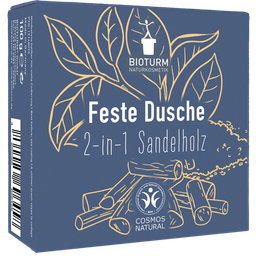 2in1 Feste Dusche & Shampoo Sandelholz - 100 g