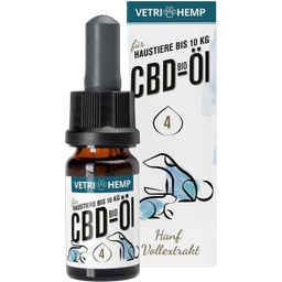 VETRIHEMP CBD-Öl für Haustiere 4 Bio - 10 ml