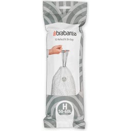 Brabantia PerfectFit Müllbeutel - Rollenverpackung - 50-60L (H) - 10 Stück