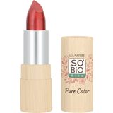 SO'Bio étic Pure Color Lippenstift Schimmernd
