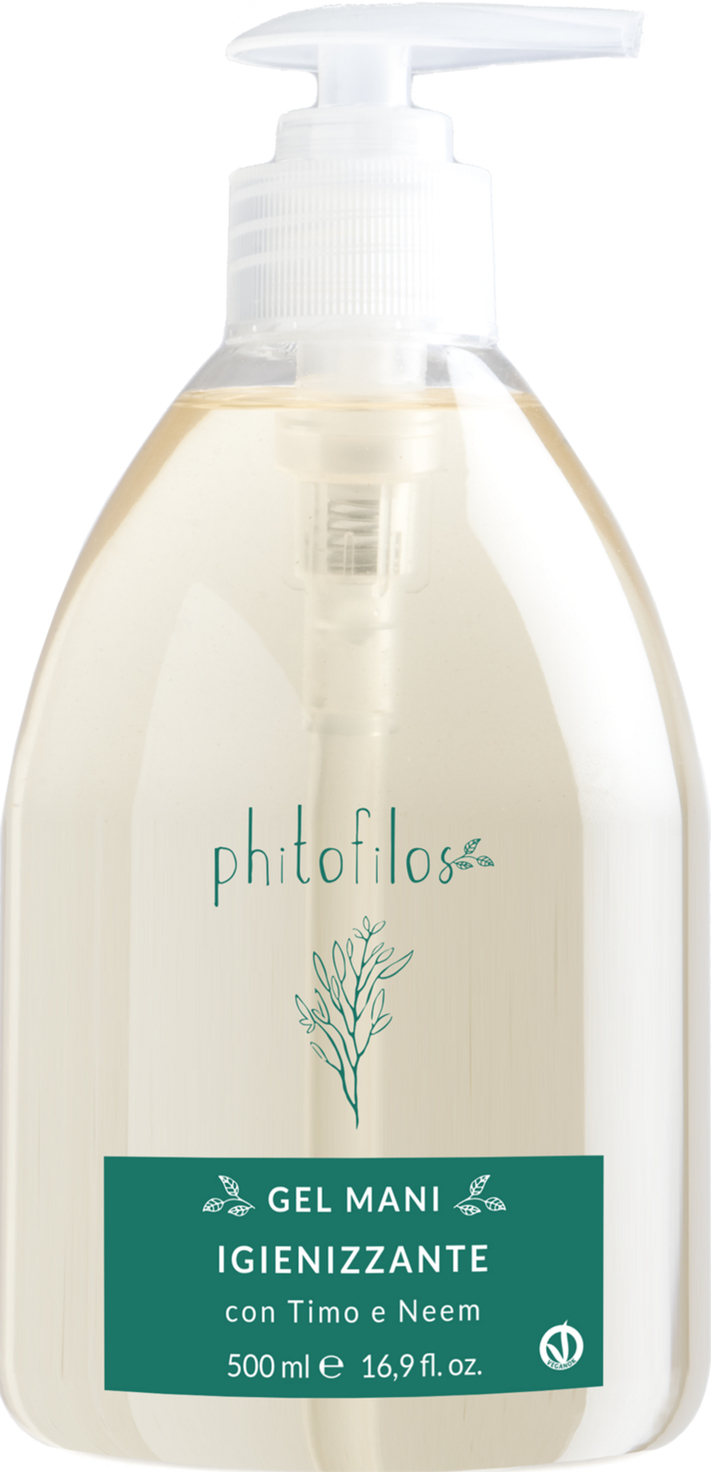 Phitofilos Thymian & Neem Handhygiene Gel - 500 ml