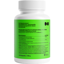 ZeinPharma® Ashwagandha Extrakt 500 mg - 120 Kapseln