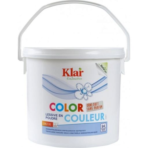 klar Waschpulver Color ohne Duft - 4,75 kg