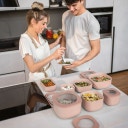 guzzini Eco Store & More Vorratsdose 975 ml - Peach blossom pink