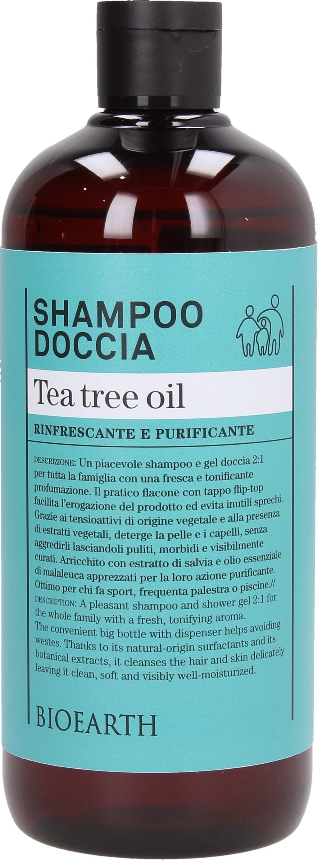 Family 3in1 Shampoo & Waschgel Teebaum, 500 ml