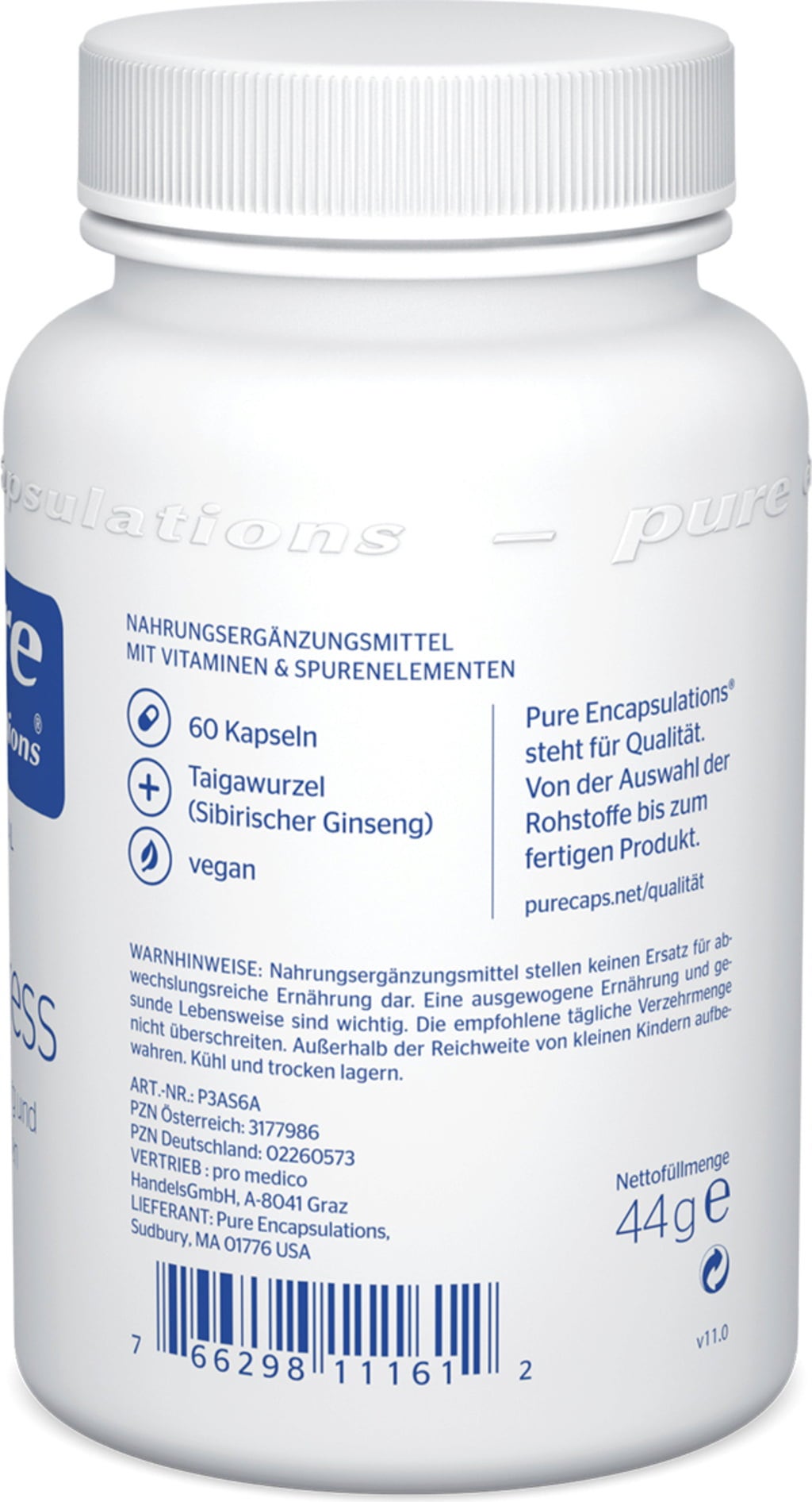 Pure Encapsulations Anti-Stress - 60 Kapseln