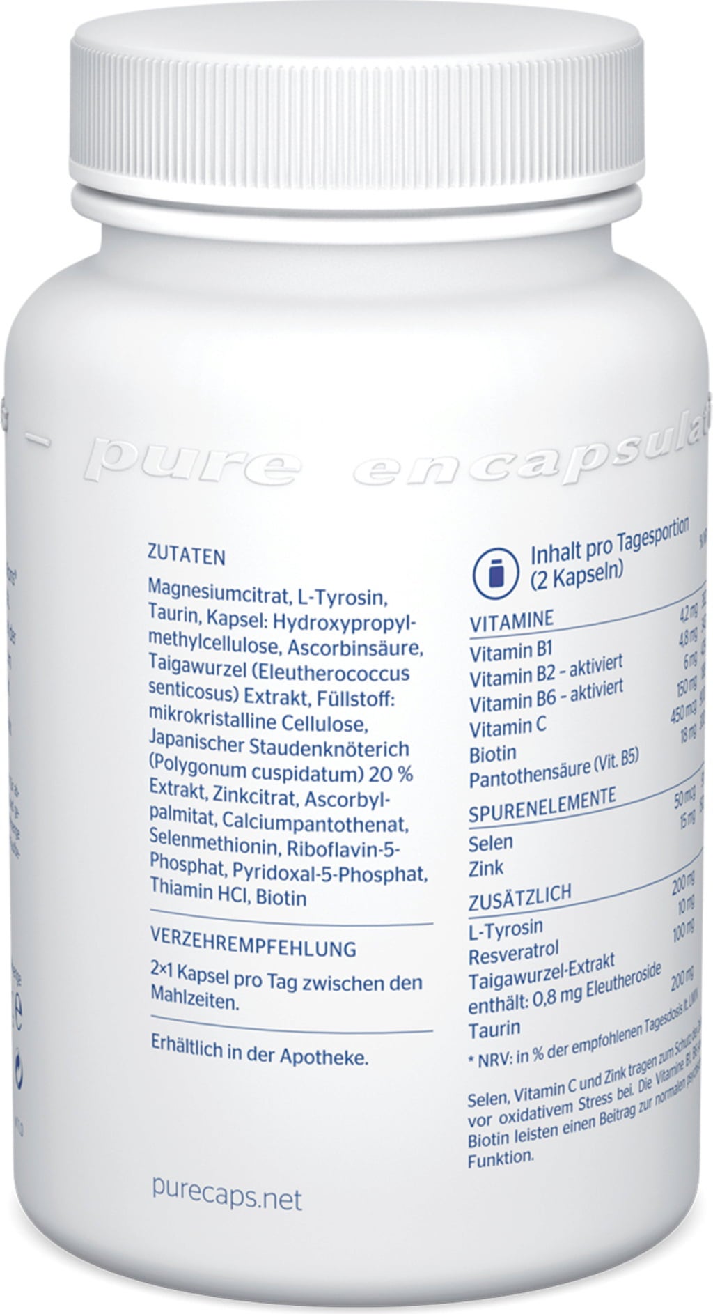Pure Encapsulations Anti-Stress - 60 Kapseln