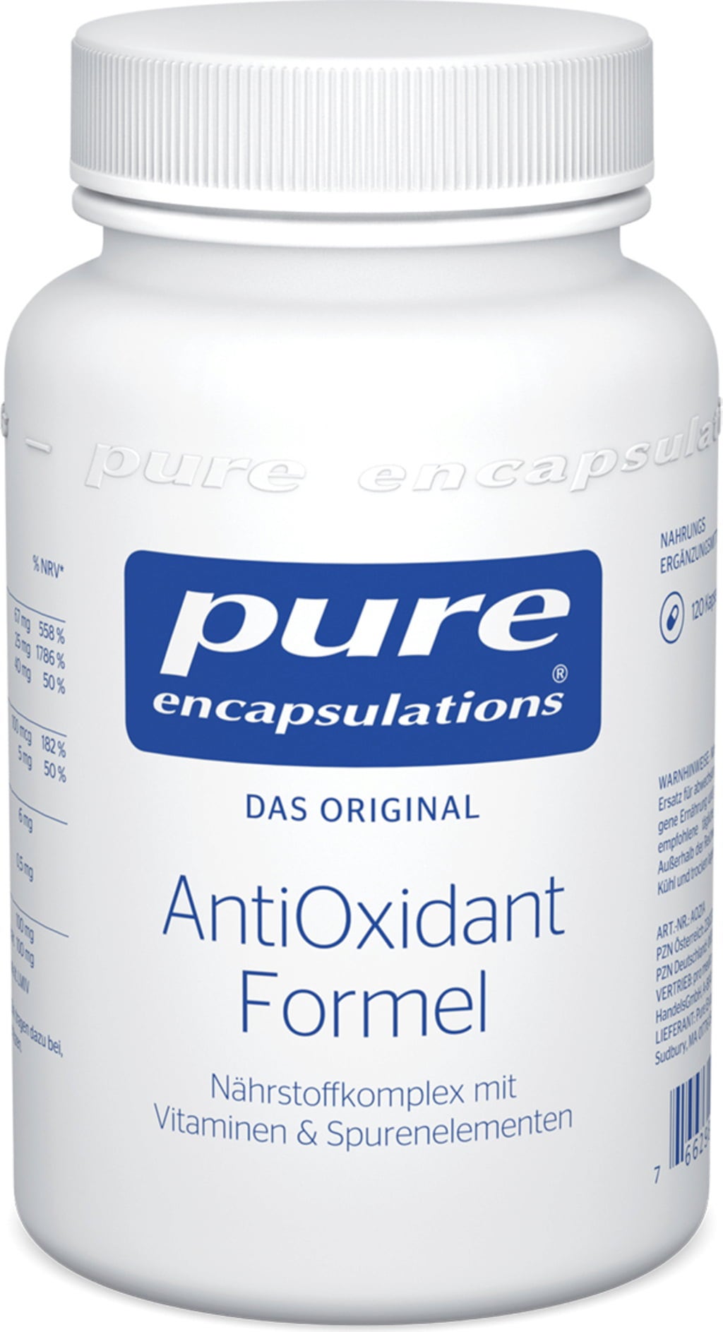 Pure Encapsulations AntiOxidant Formel - 120 Kapseln