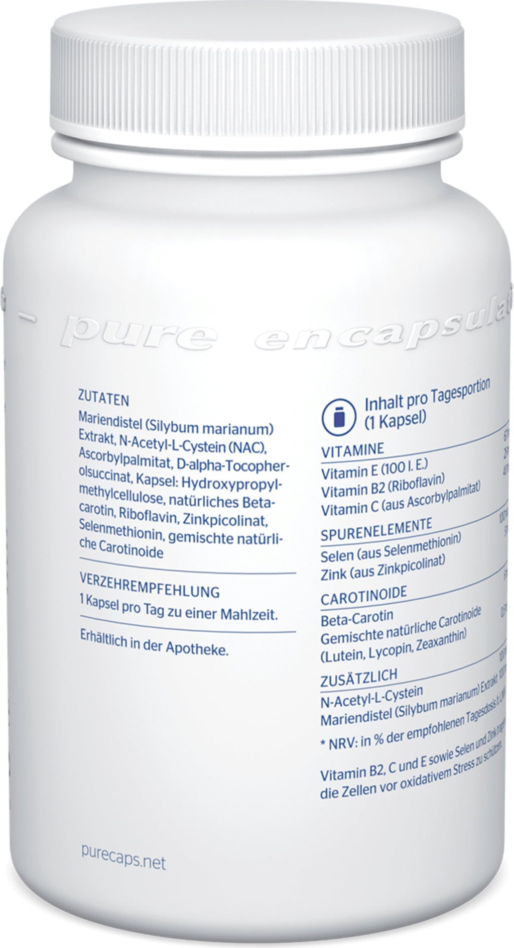 Pure Encapsulations AntiOxidant Formel - 120 Kapseln