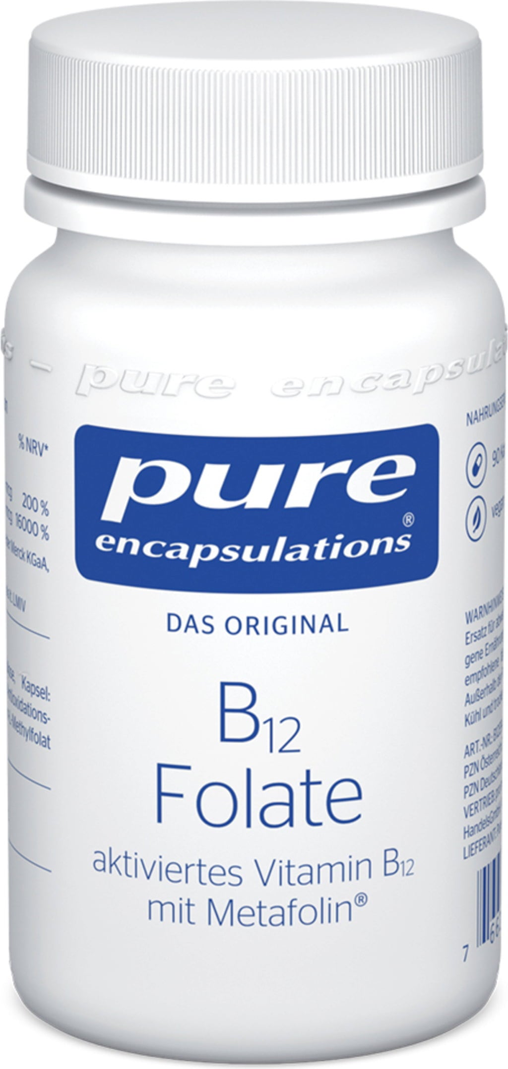 Pure Encapsulations B12 Folate - 90 Kapseln