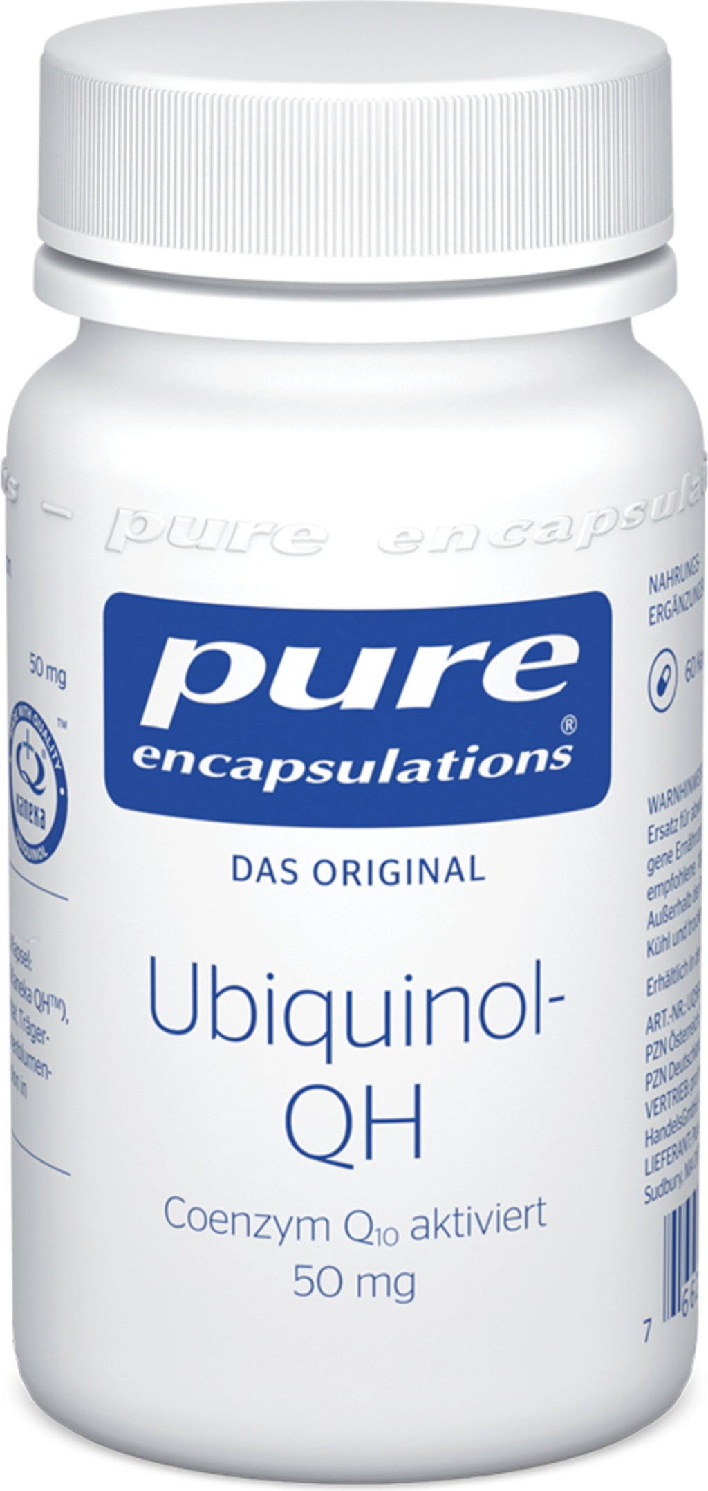 Ubiquinol-QH 50mg, 60 Kapseln