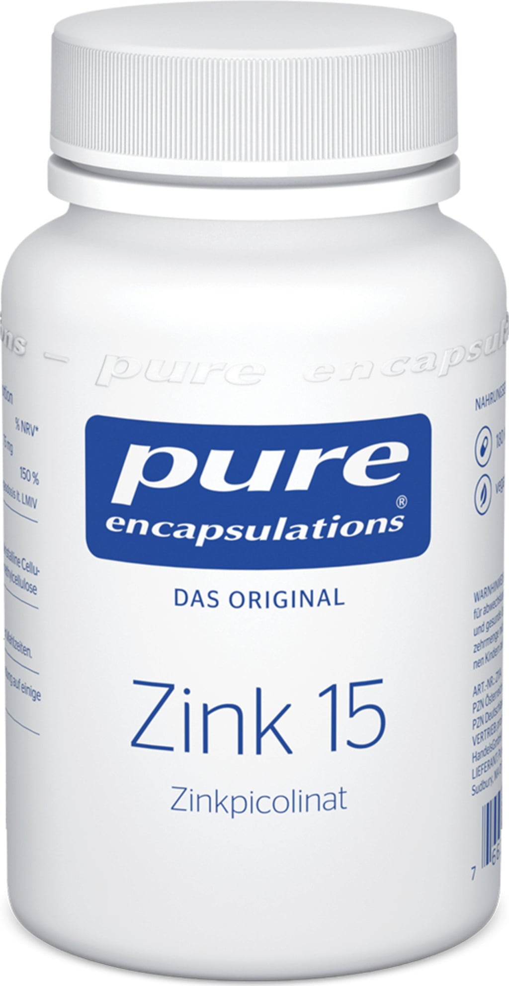 Pure Encapsulations Zink 15 - 180 Kapseln