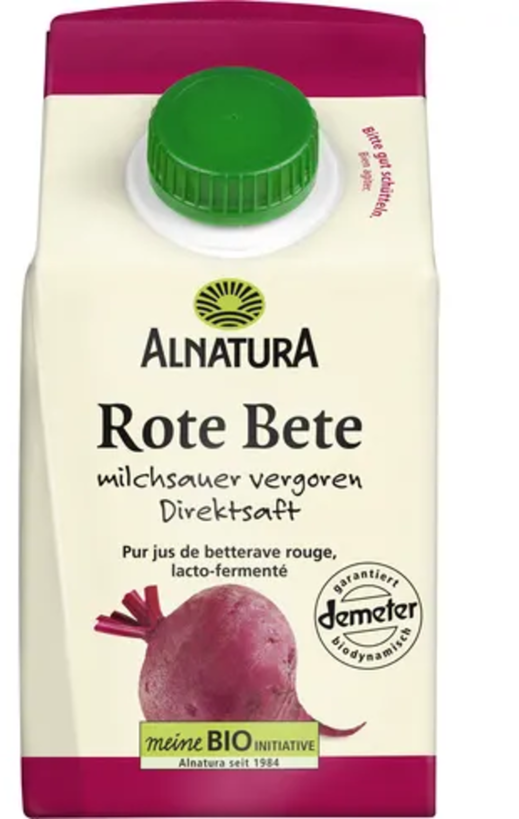 Bio Rote Bete milchsauer vergorener Direktsaft