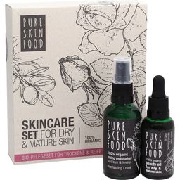 Organic Skincare Set For Dry & Mature Skin - 1 Set