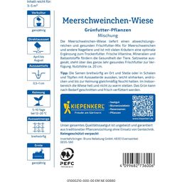 Meerschweinchen-Wiese Grünfutter-Pflanzen - 1 Pkg