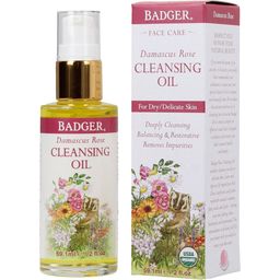 Badger Balm Damascus Rose Face Cleansing Oil - 59 ml