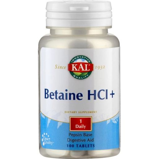 KAL Betaine HCl+ - 100 Tabletten