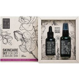 Organic Skincare Set For Dry & Mature Skin - 1 Set