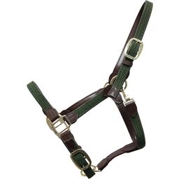 Kentucky Horsewear Nylon-Halfter geflochten olive green - VB