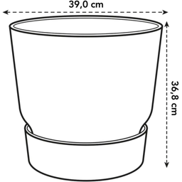 elho greenville Topf rund 40 cm
