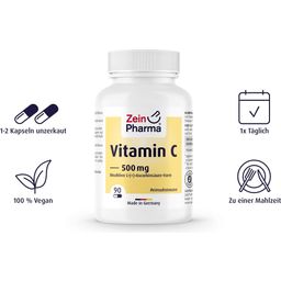 ZeinPharma® Vitamin C 500 mg - 90 Kapseln
