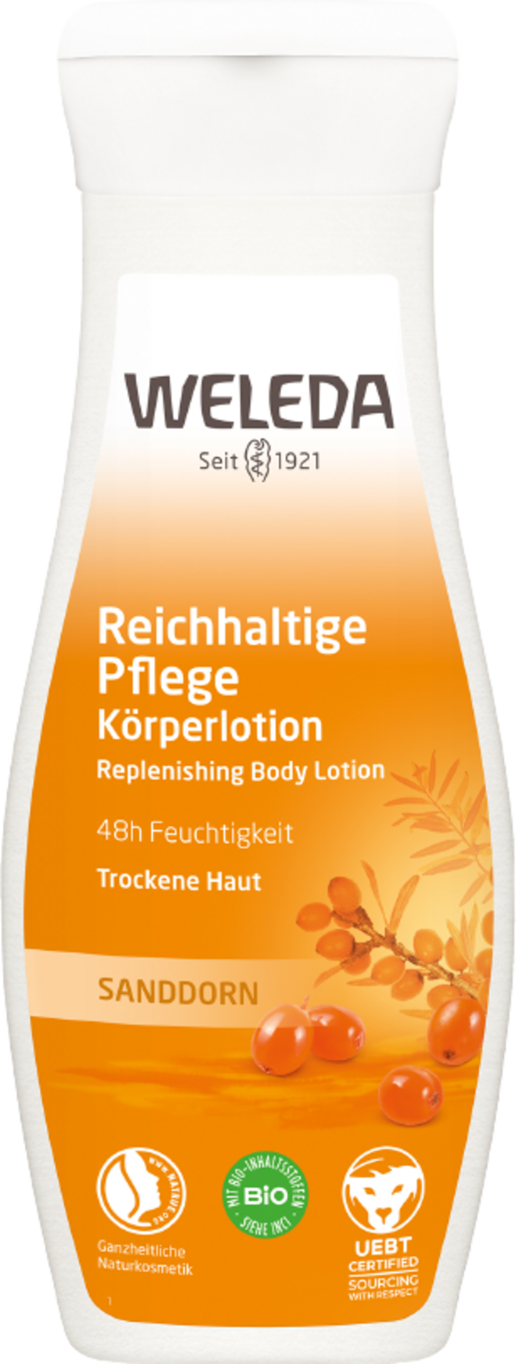 Sanddorn Reichhaltige Pflege Körperlotion, 200 ml