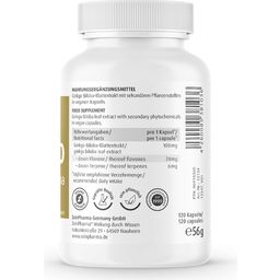 ZeinPharma® Ginkgo 100 mg - 120 Kapseln