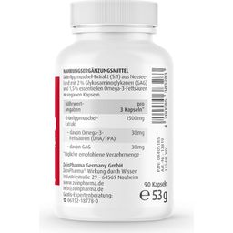 ZeinPharma® Grünlippmuschel 500 mg - 90 veg. Kapseln