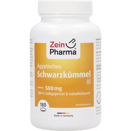 ZeinPharma® Schwarzkümmelöl 500 mg - 180 Kapseln