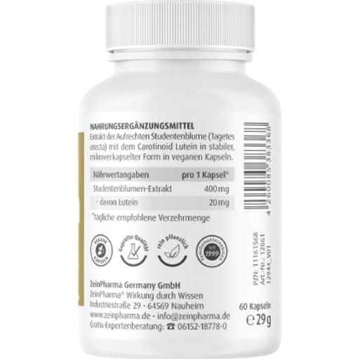 ZeinPharma® Lutein 20 mg - 60 Kapseln