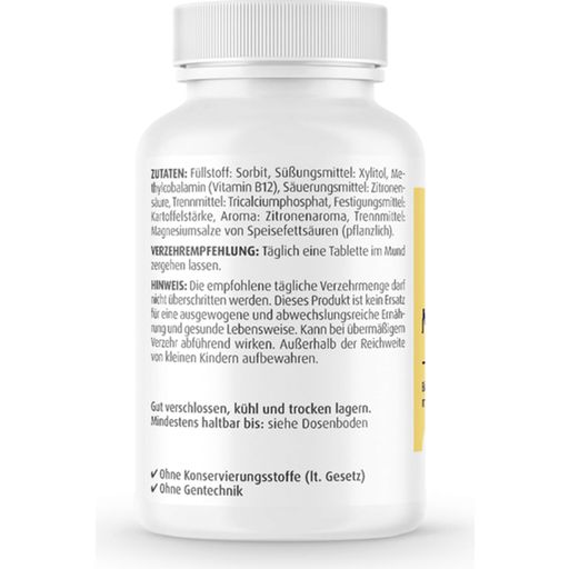 ZeinPharma® Vitamin B12 500 μg - 60 Lutschtabletten