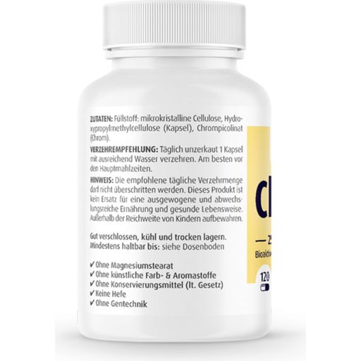 ZeinPharma® Chrompicolinat 250 mcg - 120 Kapseln