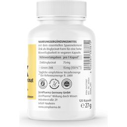 ZeinPharma® Zink Glycinat 15 mg - 120 Kapseln