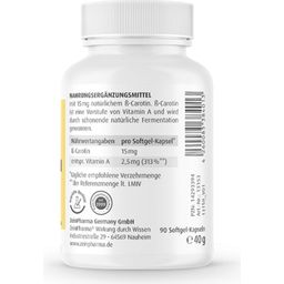 ZeinPharma® Beta Carotin Natural 15 mg - 90 Kapseln