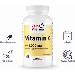 ZeinPharma® Vitamin C 1000 mg  - 120 Kapseln