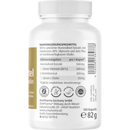 ZeinPharma® Mariendistel + Cholin 500 mg - 100 Kapseln