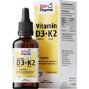 ZeinPharma® Vitamin D3 1000 I. E. + K2 Tropfen - 25 ml
