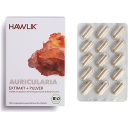 Hawlik Auricularia Extrakt + Pulver Kapseln Bio - 60 Kapseln