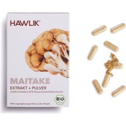 Hawlik Maitake Extrakt + Pulver Kapseln Bio - 60 Kapseln