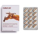 Hawlik Cordyceps Extrakt + Pulver Kapseln - 60 Kapseln