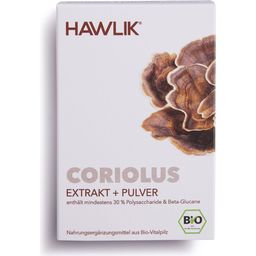 Hawlik Coriolus Extrakt + Pulver Kapseln Bio - 60 Kapseln