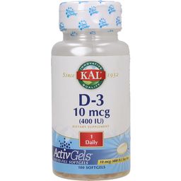 KAL Vitamin D3  400 IE - 100 softgele