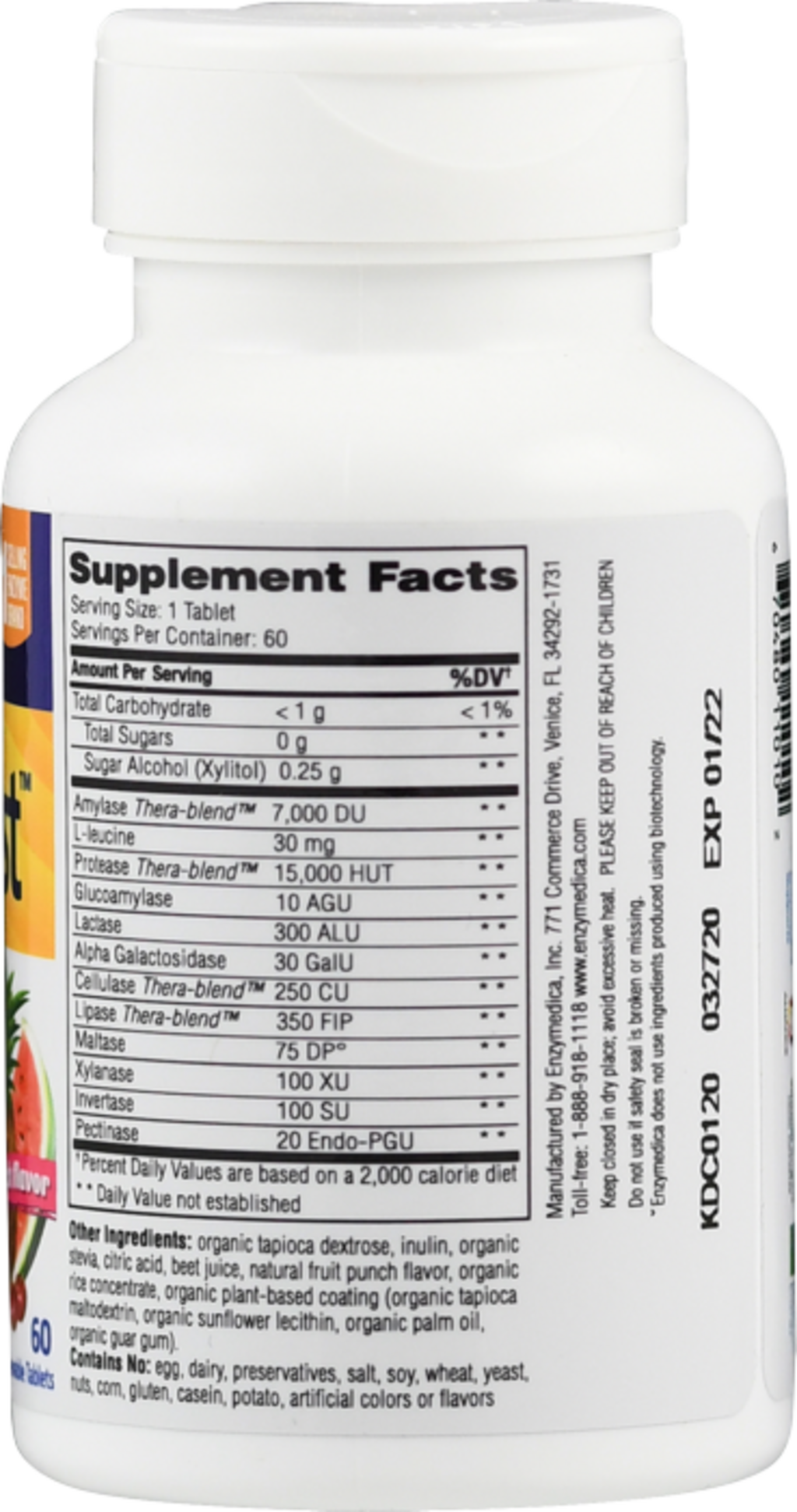 Enzymedica Kids Digest Chewable - 60 Kautabletten