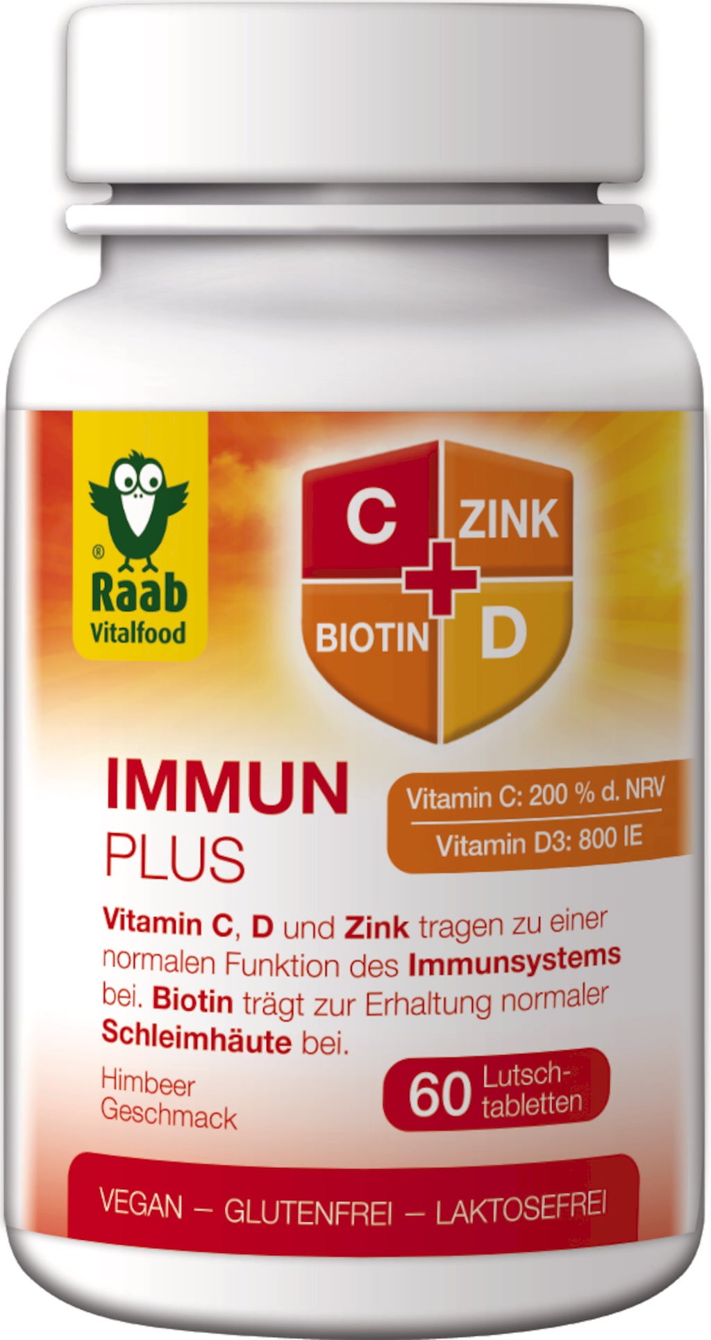 Raab Vitalfood Immun-Plus - 60 Lutschtabletten